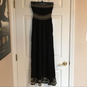 American Rag | Strapless Black Maxi Dress